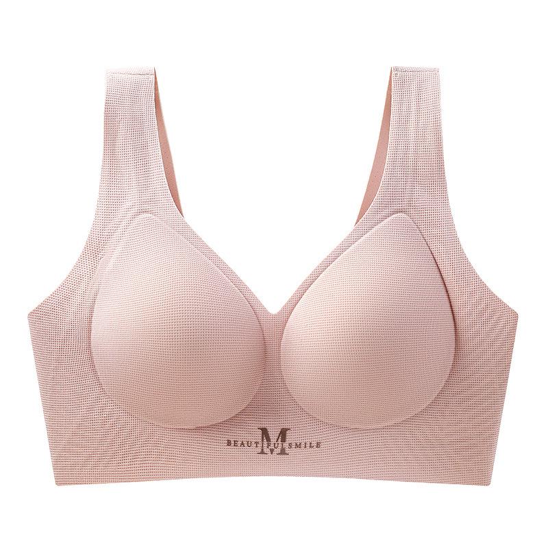 Barely There Comfort: Seamless Wireless Sports Bra with Beautiful Back and Anti-Sagging Support