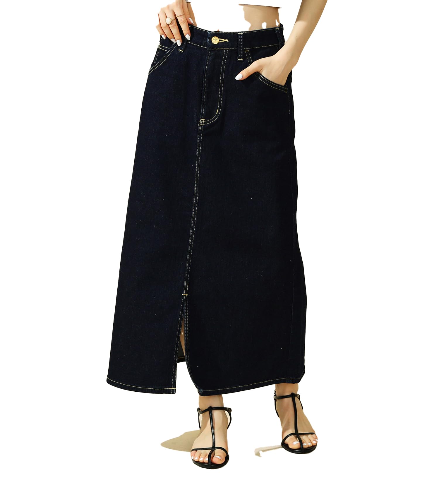 

Юбка джинсовая стрейч Lee женская LL9052-100 (Размеры XS-XL) джинсовый