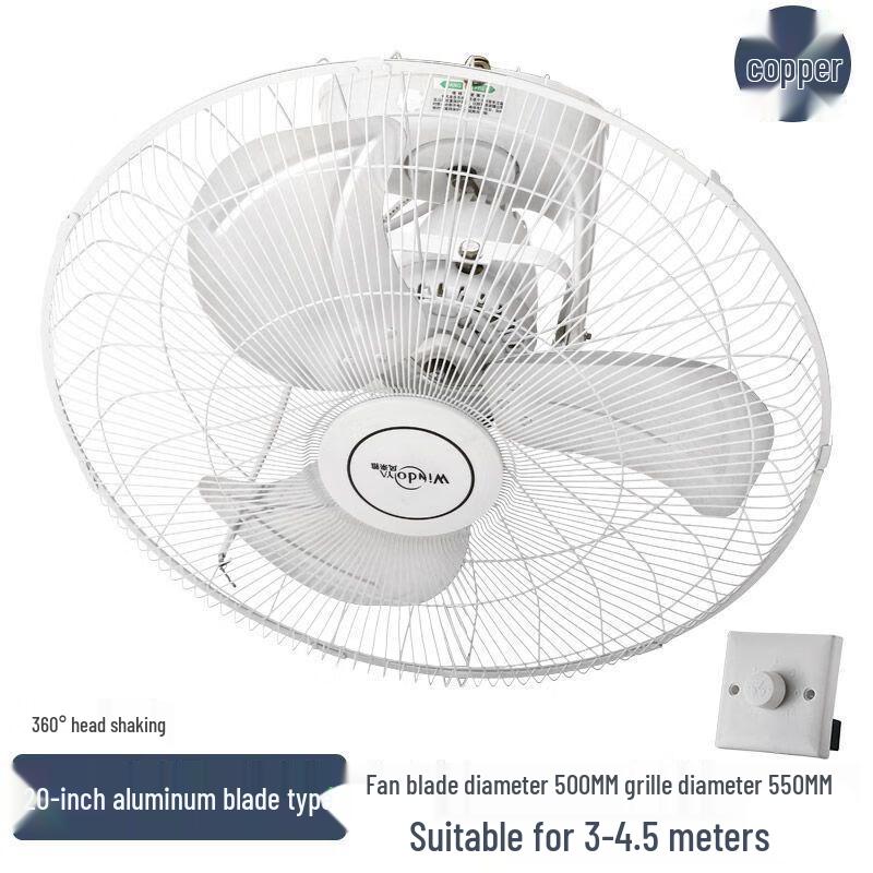 

Li Shen 20-inch Oscillating Ceiling Fan