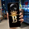 Black Case For BLU Bold K50 Soft Silicone Shockproof Protective Casing For BLU Bold K50 New Luxurious Crown Letter Back Cover