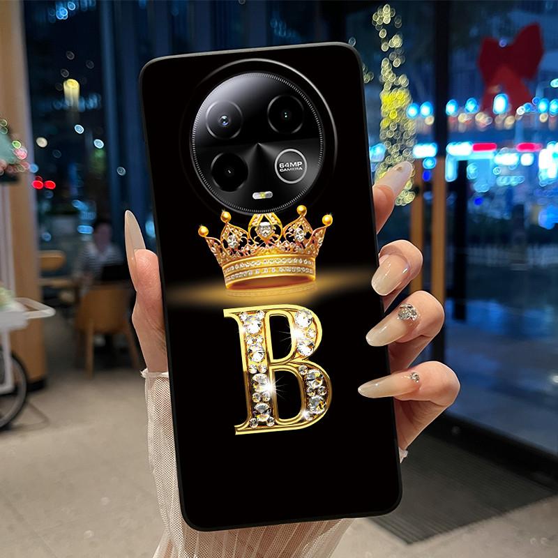Black Case For BLU Bold K50 Soft Silicone Shockproof Protective Casing For BLU Bold K50 New Luxurious Crown Letter Back Cover