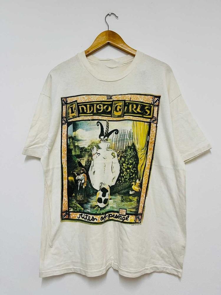 ГОРЯЧИЙ! Indigo Girls Белая хлопковая футболка унисекс, все размеры S-5XL AD555 L