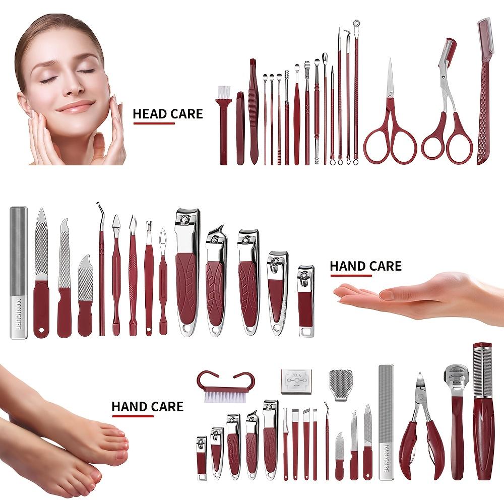 42pcs Set Nail Clippers Manicure Tools Foot, Hand and Nail Care Products Foot Grinding Tools