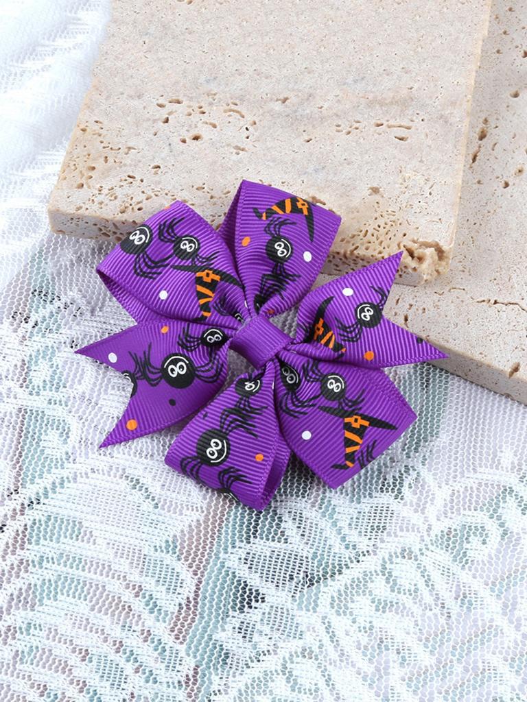 Halloween Party Fun Spider Pumpkin Hairpin Cartoon Black Cat Little Ghost Hairpin Girl Happy Halloween Dress Up Hairpin