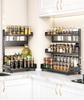 Multi-layer Kitchen Utensil Organizer: Knife Holder & Condiment Rack