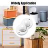 Universal Pulley | 360 Degree Rotation Small Castor Wheels | 4pcs Mini Swivel Casters Wheels for Storage Box Case Cabinet Trash