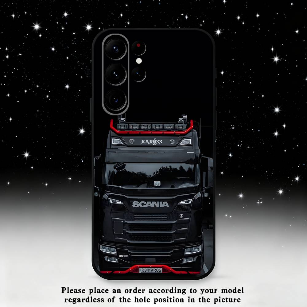 S-SCANIA Trucks SA-AB Phone Case For Samsung S25,S24,S21,S22,S23,S30,Ultra,S20,Plus,Fe,Lite,Note,10 Black Soft Shell