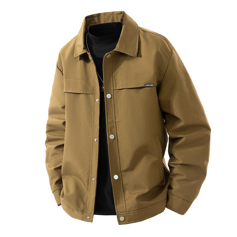 Fashion Lapel Jacket Men s Plus Size Casual Jacket Handsome and Fashionable 2XL