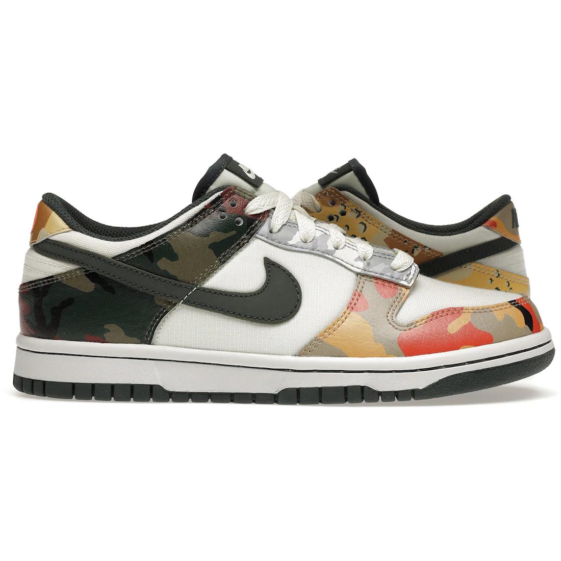 

Кроссовки Nike Dunk Low Sail Multi-Camo (GS)(DB1909-100) 36
