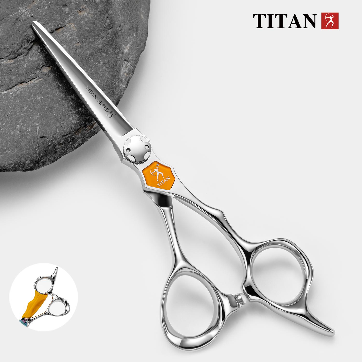 Парикмахерские ножницы Titan Профессиональные парикмахерские ножницы для стилистов Стрижка Филировка CNC Японская сталь Ножницы для волос