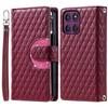 For Motorola Moto G56 5G Case Zipper Pocket Glitter Leather Phone Cover with Wrist Strap