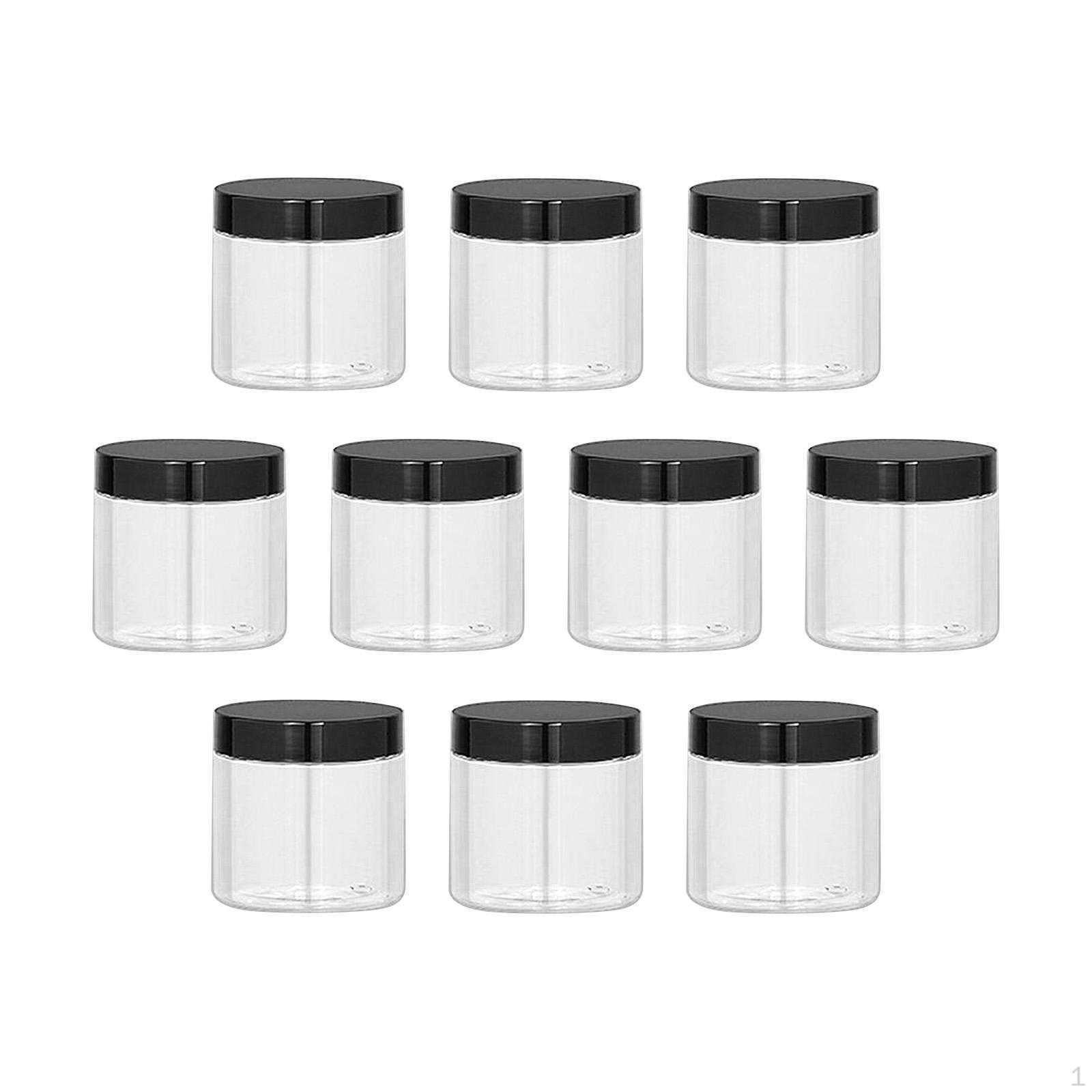 

10 шт. баночка для лосьона органайзер для слизи контейнер Sto Rage герметичный широкий горлышко для домашних животных пустой для 200ml