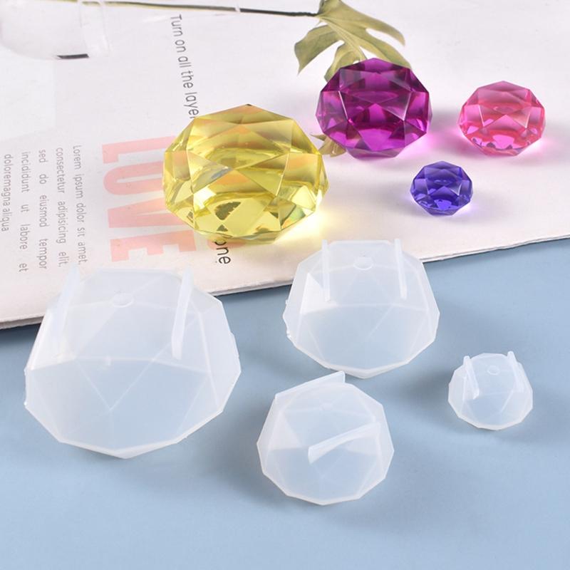 Handicrafts Crystal Epoxy Resin Mold Desktop Ornaments Silicone Mould Handmade DIY Crafts Diamond Jewelry Casting Mold