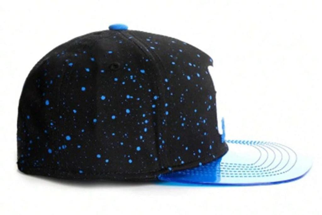 Sproutsy Men's Retro 80s Cap, Cute and Cool, Unisex, Street Style, Popular Flat Visor (Blue)