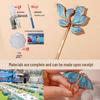 Mi Ling Imitation Cloisonné Enamel Orchid Hairpin DIY Kit