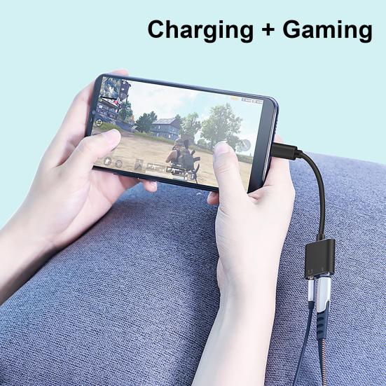 Audio Converter Multifunctional Hot Swap 2 Quick Transmission In 1 Type-C Phone Plug