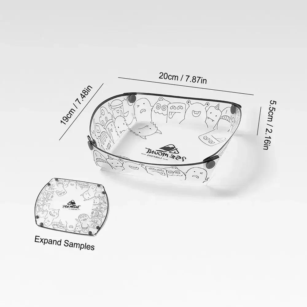 Ultralight Portable Foldable Camping Tableware Outdoor Folding Bowl Plate Cup Filter Travel Chopping Board Food-Grade Tableware