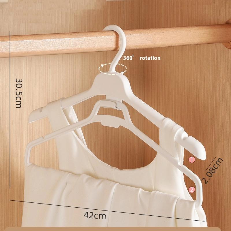 Multifunctional Wet And Dry Household Non-slip Hanger Suitable For Hanging Clothes Bedroom Wardrobe Anti-Slip белый 940₽
