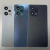 Für Redmi Note 12 Pro 5G Akku-Rückseite Rückseite 3D-Glas Panel Gehäuse Hülle Ersatz