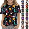 Kids Halloween Short Sleeve T-Shirt for Boys and Girls