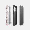 Pink Bow Is Suitable for Iphone17promax Anti-drop Two-in-one Film Case Apple 16 Mobile Phone Case.