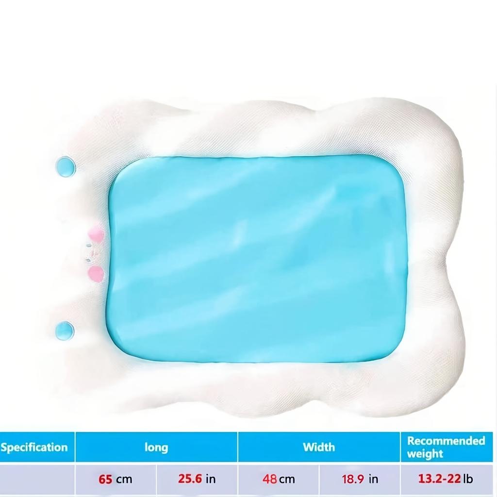 Small And Medium Pet Cooling Mat Pet Bed Breathable Memory Foam Pad Suitable for Spring Summer And Autumn Easy-To-Clean Material