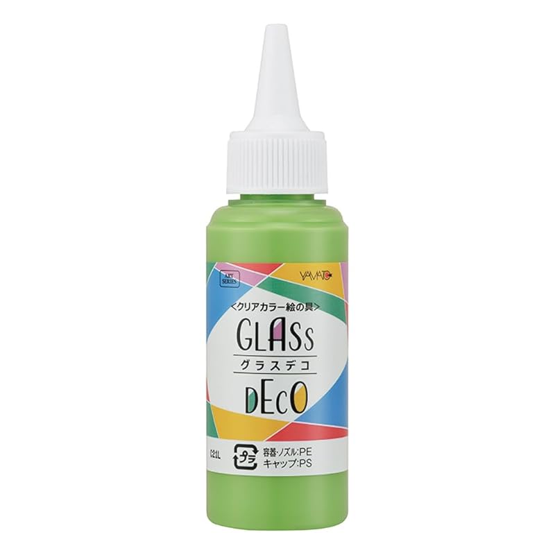 

Yamato art supplies glass deco 60ml monochromatic light green GDS60H-16