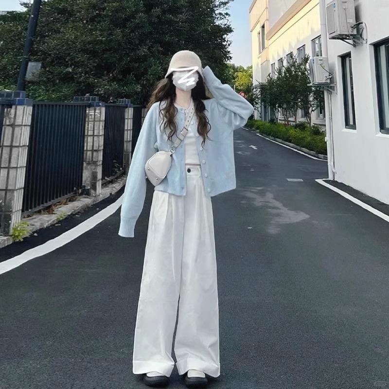 

Bright yellow single-breasted coat women s spring and autumn new casual design top soft waxy sweater cardigan L синій