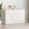 Vidaxl Cabinet, White, 91X29.5X65 Cm, Wood-Based Material