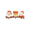 No Drill Christmas Wall Hook Wooden Key Holder Gifts Decorative Hook  Key Storage