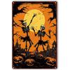 Happy Halloween Plaque Metal Tin Signs Wall Decoration Vintage Art Posters Iron Painting for Man Cave Home Cafe Garden Club Bar