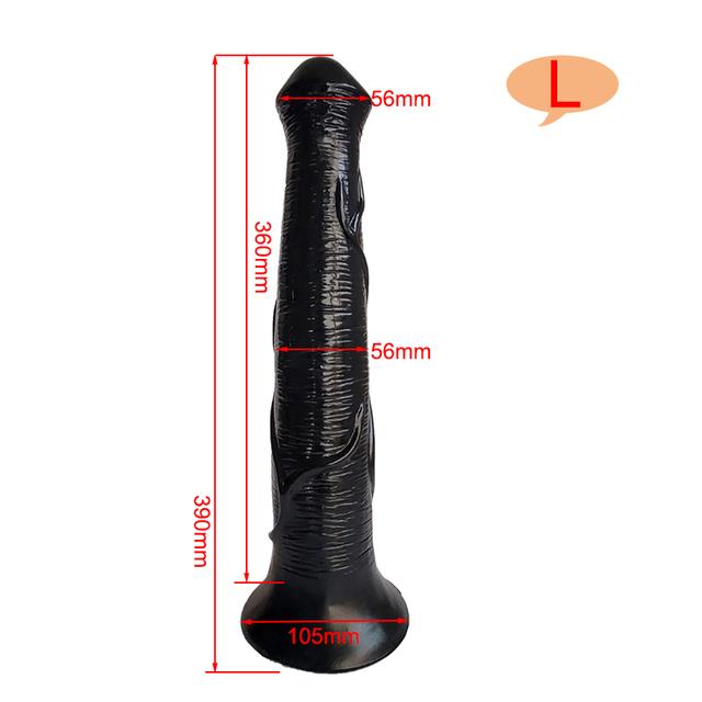 S/M/L Animal Dildo Suction Cup Dildos Huge Big Horse Cock Realistic Penis Vagina Sex Toys For Women Men Gay Adult Masturbators