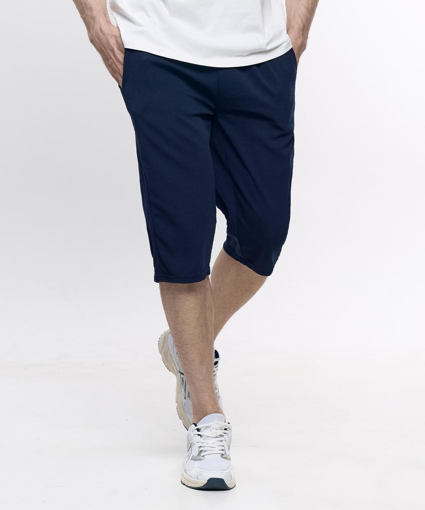 EZBUY Body Temperature Lowering Men'S Ice 3/4 Elastic Waist Pants 6 Colors (Type A)