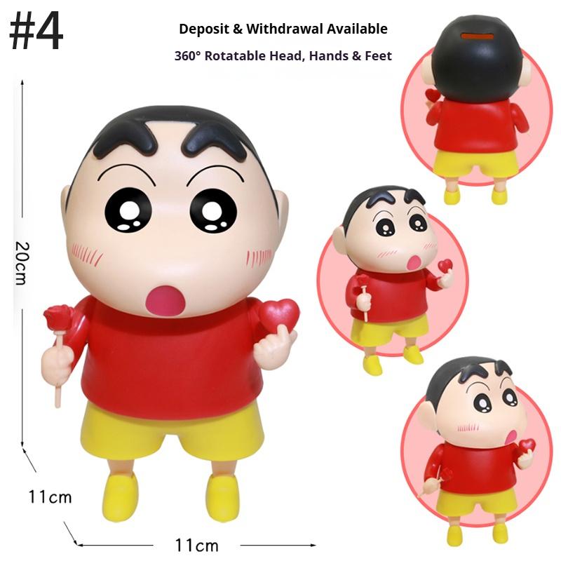 

Crayon Shin Chan Pencil Box Shin-Chan Case Toy Ornament Desk Storage Supplies Cute Pen Holder Kid Friendly Entertaining Fun Play Safe