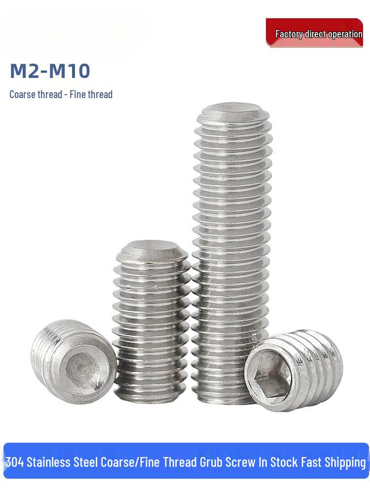 DIN916 Edelstahl Sechskant-Gewindestift M2-M16