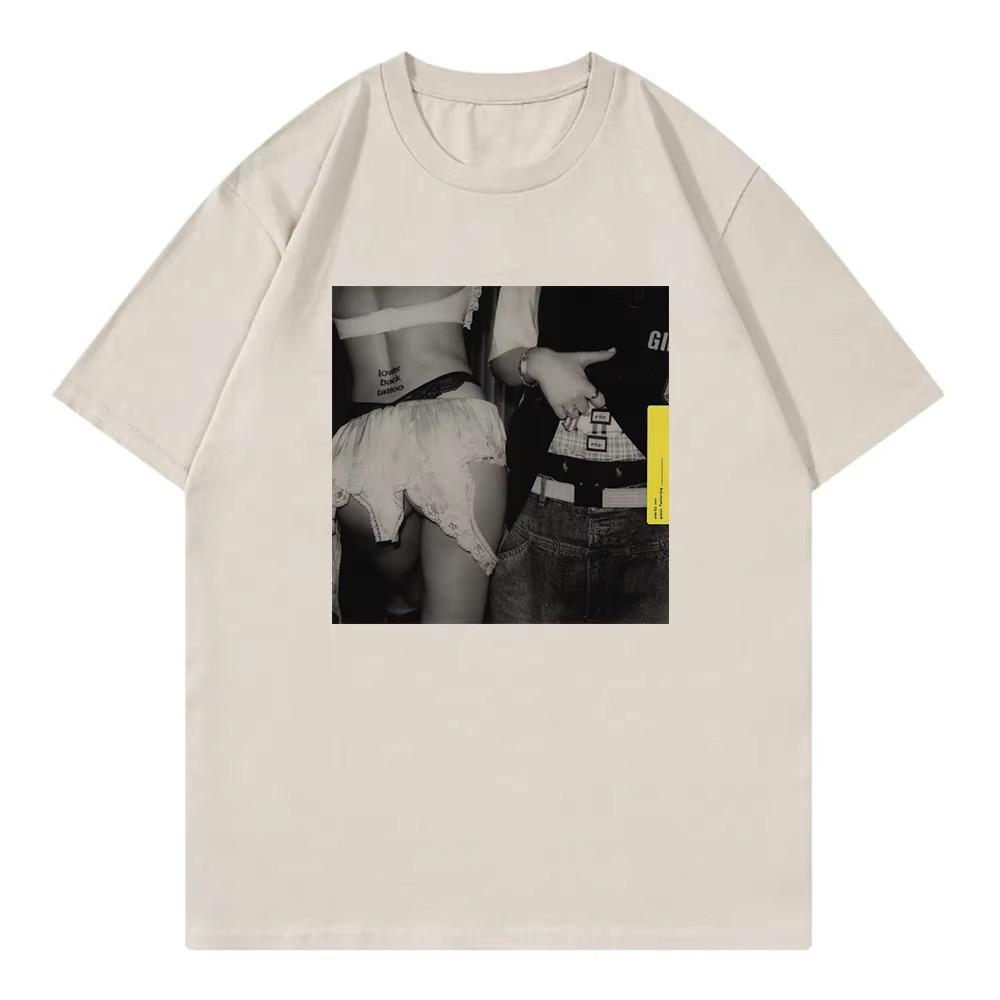 

Charli XcX Billie Brat Летняя песня Футболка 2024 Смешная мужская одежда Мерч Charli Likes Boys Футболка Высококачественные хлопковые футболки XXL