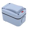 Outdoor Light Switch 20A Weatherproof IP66 Water Proof 1 Gang 1 Way Single Exterior Electrical Control with Indicator