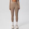 High-Waist Quick-Dry Double-Sided Brushed Yoga Pants for Running and Fitness Moisture-Wicking Athletic Tights