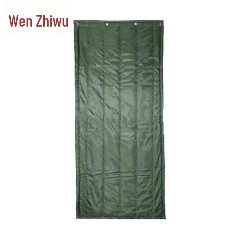 Military Green Winter Thermal Door Curtain