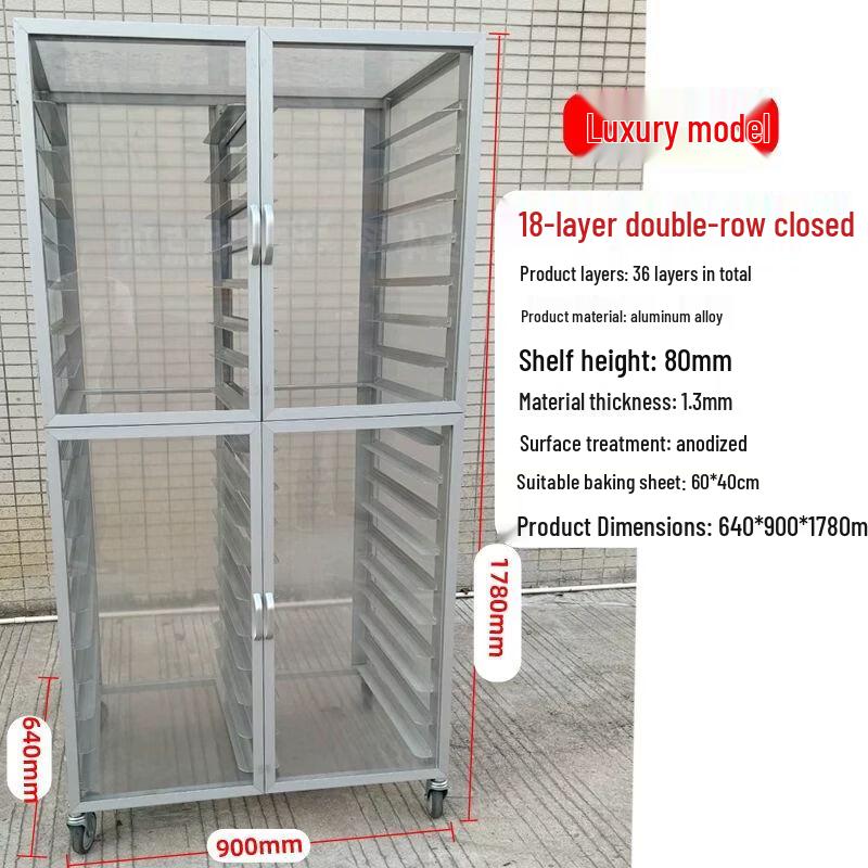 Commercial Stainless Steel Baking Tray Rack Trolley