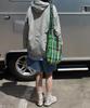 Pmco Check Button Packable Shoulder Bag (Green)