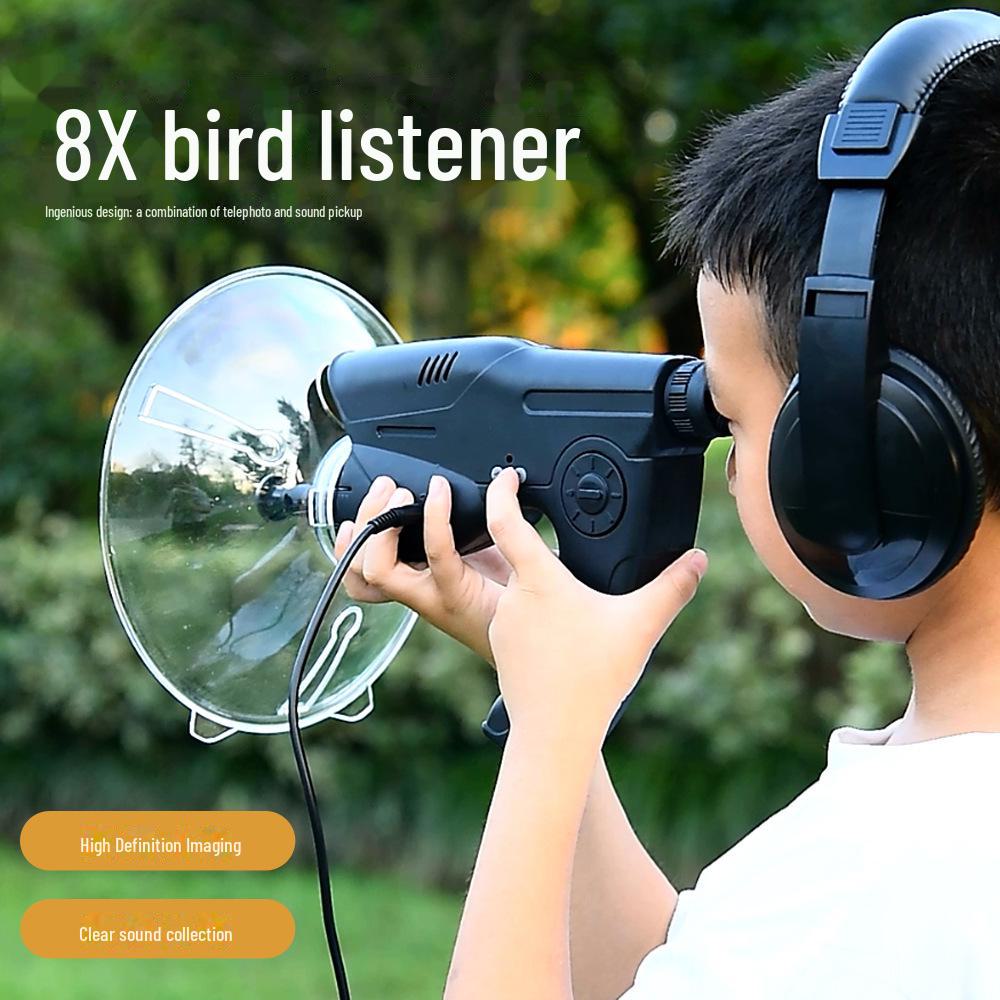 Single-Tube HD Bird-Listening Telescope for Outdoor Bird-Watching