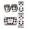 ERBU6 Aluminium Fuel Pedal Brake Pedals Rest Pedal Set Cover for Ford Focus 2 3 4 MK2 MK3 MK4 St Rs 2005 - 2018 Accessories