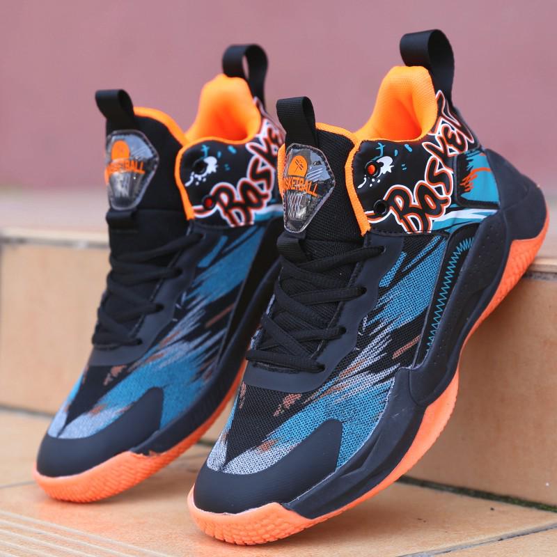 2026 Men's High-Top Breathable Basketball & Running Shoes - Non-Slip, Wear-Resistant for Teens & Adults, Spring/Summer Collection
