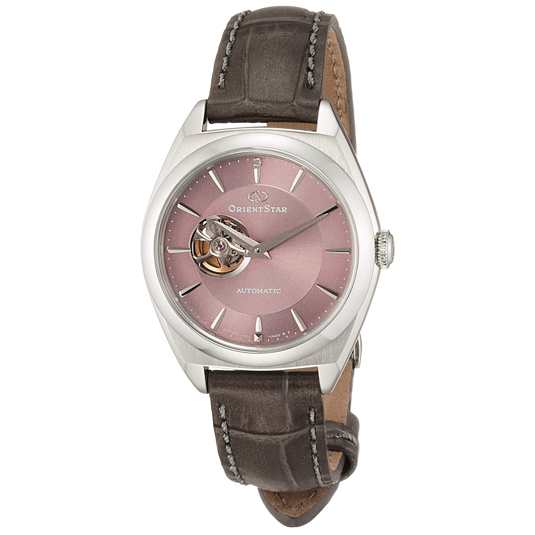 

[ORIENT STAR] Автоматичний жіночий годинник напівавтомат з відкритим серцем, механічний, рожевий - Зроблено в Японії, 2-річна внутрішня гарантія