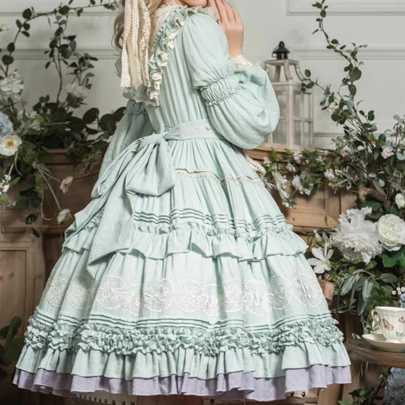 Loli Talla Grande Lolita Vestido OP Elegante Diario Estilo Lolita CLA Hada