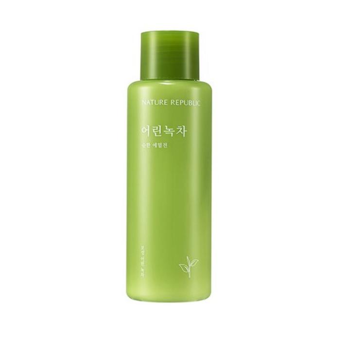 Nature Republic Mild Green Tea Emulsion – 155ml | Lightweight Moisture for Sensitive Skin