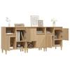 Sideboards 3 pcs. Sonoma Oak 60 x 35 x 70 cm Engineered Wood