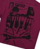 Physical Department Cartoon Basketball Ls Pink Red