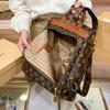 Women's New Leather High-end Lightweight Travel Bag, Fashionable Large Capacity Travel Backpack